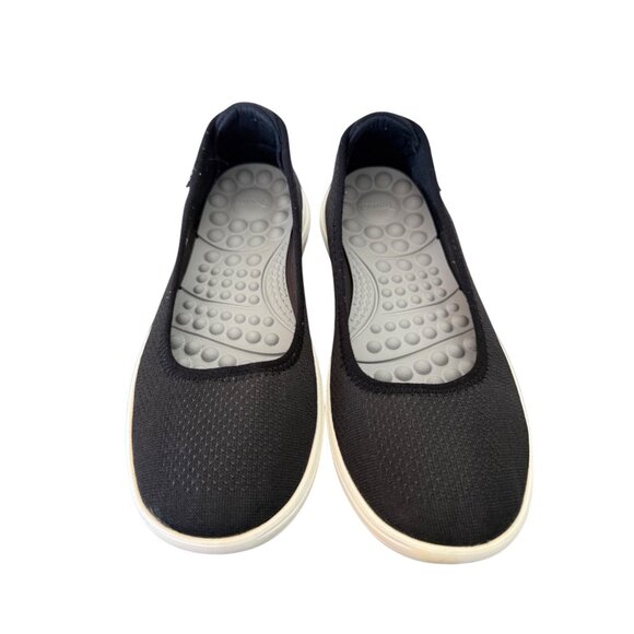 Crocs Womens Size 7 Black Slip-On Comfort Flats - Picture 1 of 8